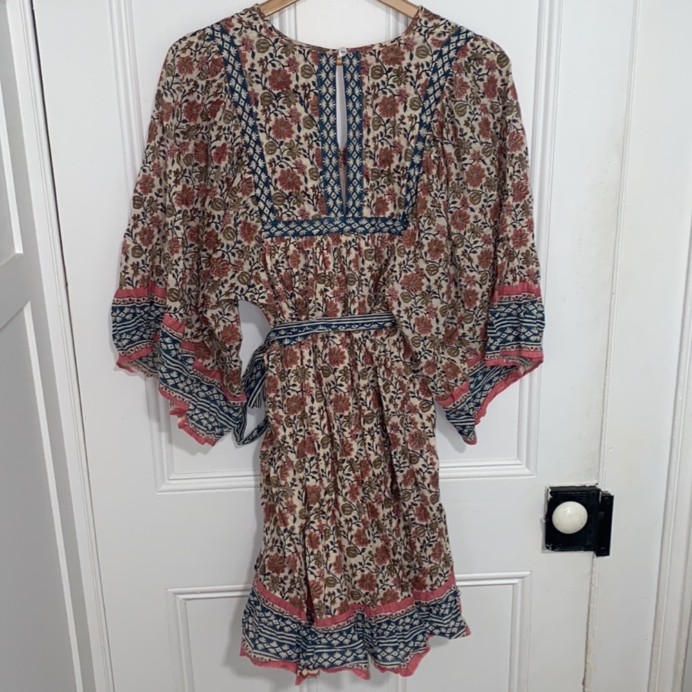 Cleobella Magdalena Mini Dress in Sunset - Picture 4 of 5